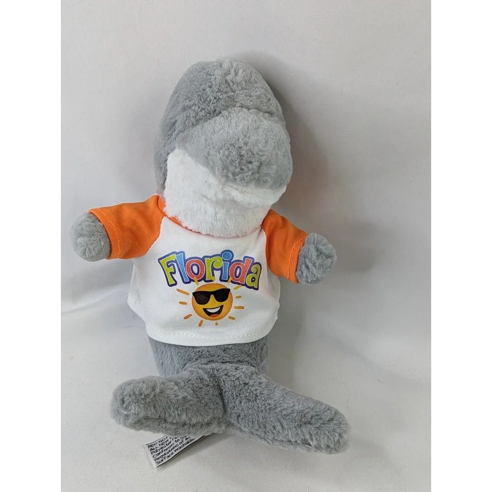 Gray Dolphin Porpoise Plush 9 Inch Florida Shirt Zoovenir 2019 RGU Group Stuffed